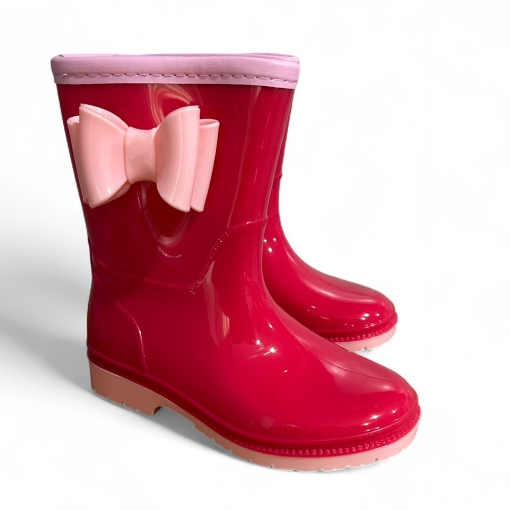 FUSHIA / PINK CHILDREN’S RAIN BOOTS - Picture 4 of 4